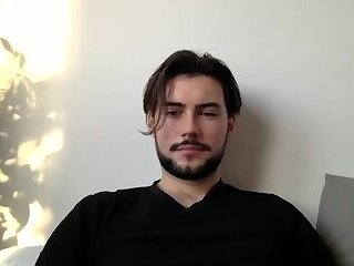 Italian Guy Uncut Dick Solo Play Webcam Session (Quick Dildo Play at 51:38)