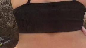 ��I want your warm cum on my tits before hiking � Asian gf wants my white dick