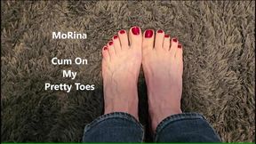 Cum on My Pretty Toes - MoRina Feet JOI cum countdown (mobile vers)