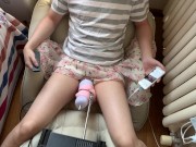 碎花裙娇弱男娘大战高速炮机三百回合！被榨到连续数十次高潮！浪叫连连！酥麻晕厥！爽到极致冲刺达到长时间射精！