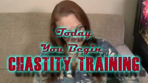 Today You Begin Chastity Training POV FLR ~ WMV