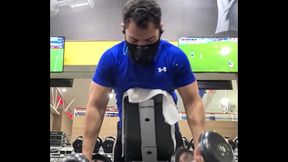 Isolation Gains: Curls for the Boys in a Masked-Up Gym