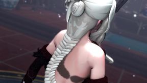 MMD R18 Genshin impact La Signora teased men on the club no cum allow 3d hentai