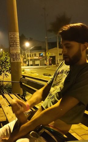 Jerking off in the street and getting caught multiple times