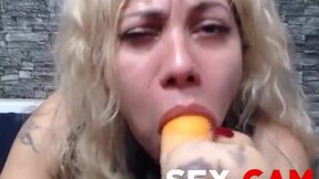 Dildo Blowjob