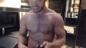 Hottie Tyler Gregory Jerks Off His Hairy Cock!
