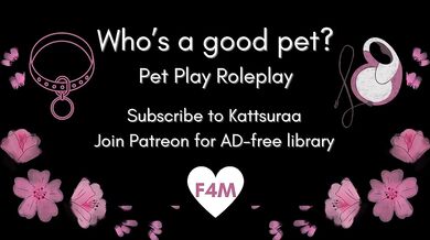 Who's a good pet? Pet play with a squirting puppy boy