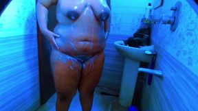 POV: Gujarati Neighbor sexy Bhabhi is taking bath &amp; Sex in Toilet after returning from office - Pee &amp; Masturbating