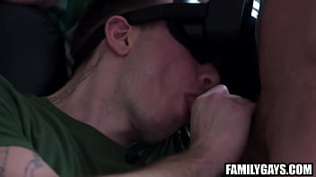 Stepson Moaning &ldquo_Daddy&rdquo_ While Jerking, Stepdad Delivers