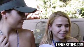 Alina West and Alexa Grace rub cunts while penetrated