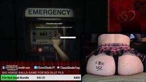 Sweet Cheeks Gets Ass Fucked While Playing Alien Isolation