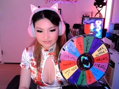Petite asian babe getting toyed and fucked hard
