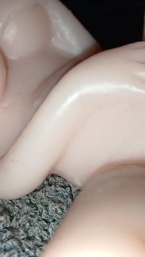 Love Doll Fantasy POV - Realistic Silicone Doll   Clip 1