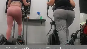 Phat Booties on Elliptical Machines - BigButtBounceTwerk