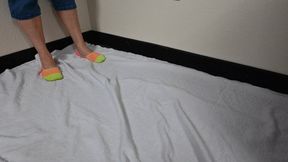 Venus socked trampling and facestanding (4k)