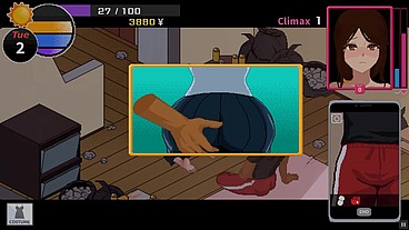 NTR Legend [Hentai game PornPlay ] Ep.1 making the maid expose herself in shibari outfit in the park at night
