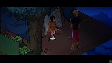 NTR Legend [Hentai game PornPlay ] Ep.1 making the maid expose herself in shibari outfit in the park at night