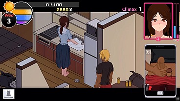 NTR Legend [Hentai game PornPlay ] Ep.1 making the maid expose herself in shibari outfit in the park at night