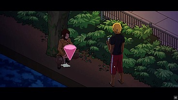 NTR Legend [Hentai game PornPlay ] Ep.1 making the maid expose herself in shibari outfit in the park at night
