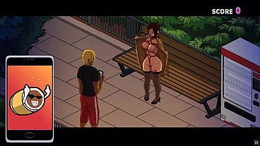 NTR Legend [Hentai game PornPlay ] Ep.1 making the maid expose herself in shibari outfit in the park at night