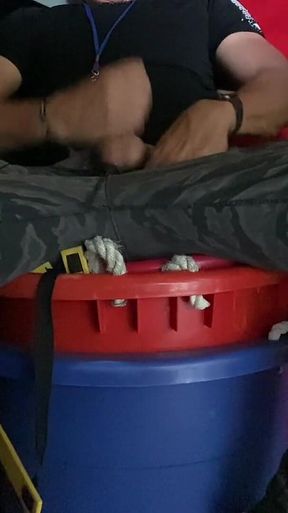 Horny Pe Teacher Jockdad87 Busts a Nut Between Classes