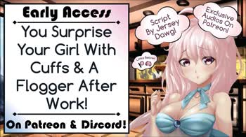 Moon Silk's After Dark Surprise: Cuffs, Flogger, and Sensual Bondage