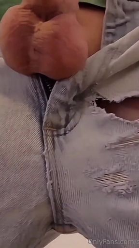 Sixxbig Cheap Jeans Create Massive Cock & Massive Cumshot