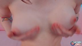 Grooby Girls featuring Autumn Rain's big tits trailer