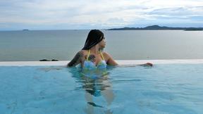 Sexy ass Thai teen amateur Girlfriend gets ravaged hard doggy style