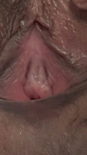 dirty talking cuckold wife shows hairy pussy and asshole   Clip 1