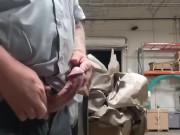 Almost caught jerking off at work