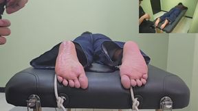Horribly ticklish Anise broken facing down (multicamera Feet-Body)