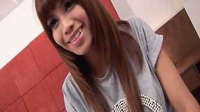 cute teen thai tranny with small cock and good boobs FUCKS