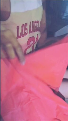Getting naked in a cab and changing my dress