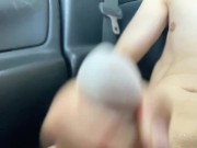 仕事中にムラムして、車内でTENGAオナニー　即イキ
