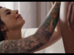Inked Ivy Lebelle inserting a BBC up her ass HD