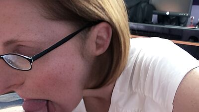 Mature swinger Layla Redd is sucking a stiff cock