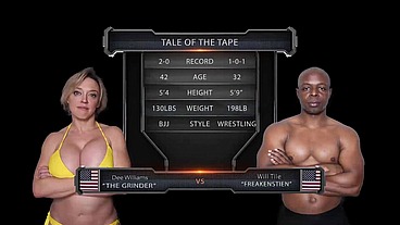 Dee Williams vs Will Tile Mixed Wrestling