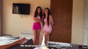 We Didn't Understand Why the Neighbors Showed Us Their Hard Cocks! but Now We Want to Fuck!