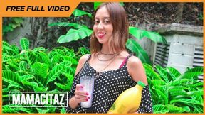 Marcela Carmonas rides big cock in penetrating pussy pounding