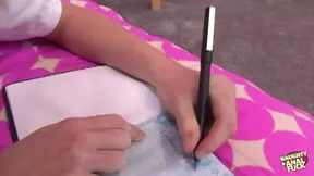 Adorable blonde cutie turns into an anal craving slut at home