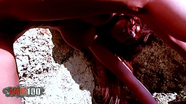 Fayna Vergara & Terry anal sex at the beach