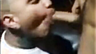 Latino Tatted Boy Deep-throats to Join Reminez Group