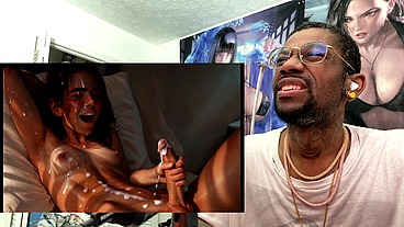 Beautiful Transgender Teen Discovering Her Hard Tasty Girl Cock And Gets Her Whole Body Cum Covered, AI Generated