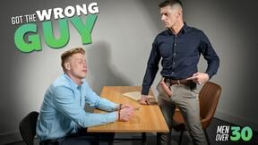 Logan Aarons Drilled by Apologetic Tattooed Officer