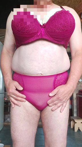 bright underwear on my body.