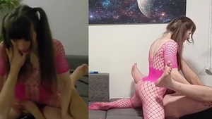 youthfull transgender princess bangs stud naked And Makes Him jizz