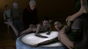 Rey And Queen Amidala Fucks In Jabbas Residence