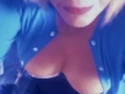 faggot shoes off her tits