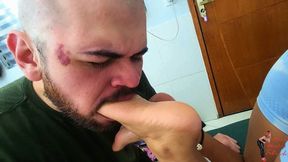 Foot gagging, part 3, by Anita Perversa and Slave, FULL HD